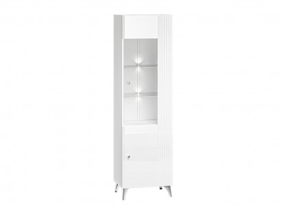 Display Cabinet Glass Bar Cabinet Home Decor Cabinets Wall Shelf Wood Display Case Furniture